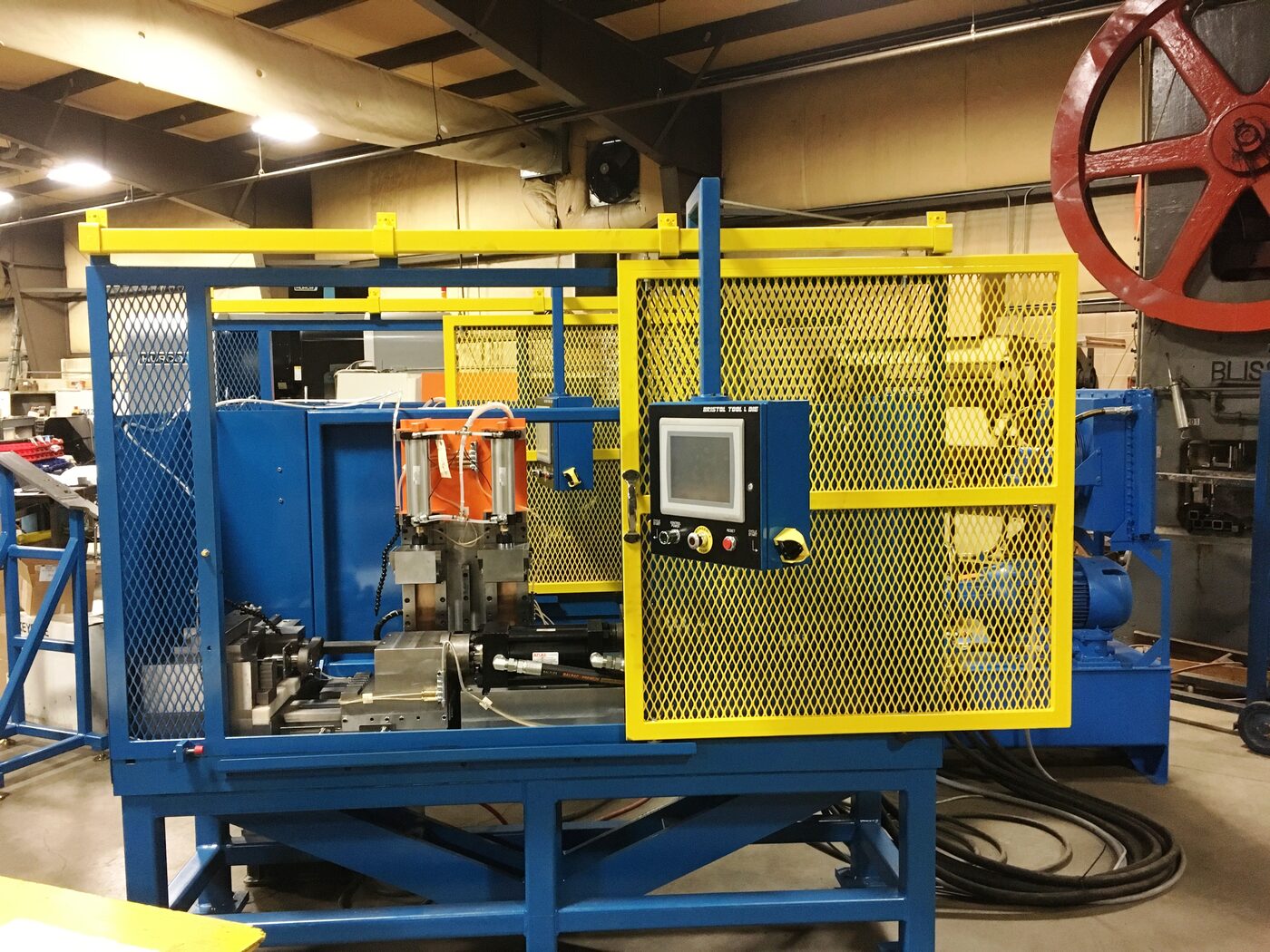 Bristol-built press for RV/trailer axle production