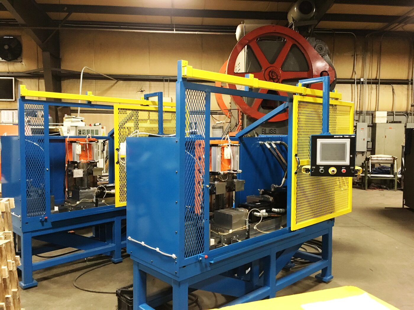Bristol-built BLISS press with integrated HMI control panel &mdash; Bristol, Indiana facility